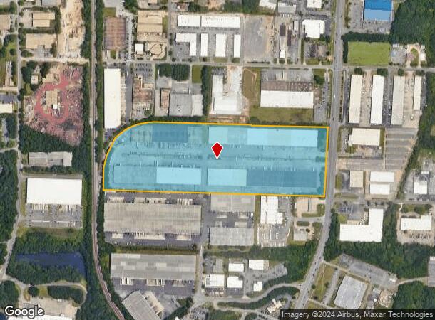  201 Distribution Dr, Birmingham, AL Parcel Map