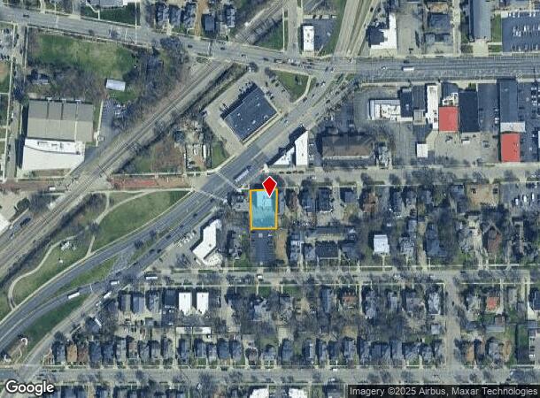  747 Academy St, Kalamazoo, MI Parcel Map