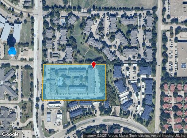 2250 Marsh Ln, Carrollton, TX Parcel Map