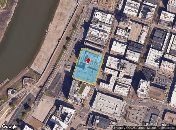  123 S Front St, Memphis, TN Parcel Map