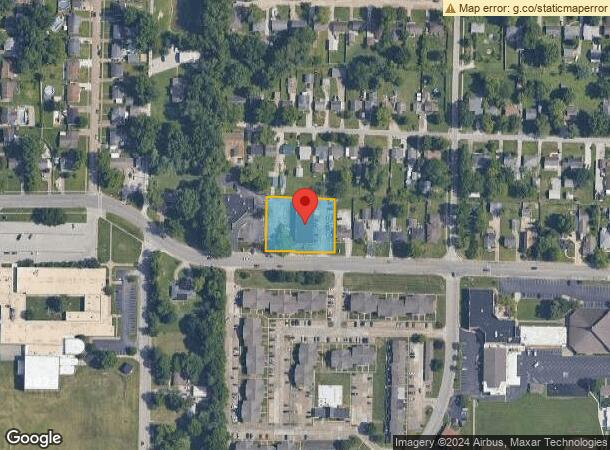  1133 W Mill Rd, Evansville, IN Parcel Map