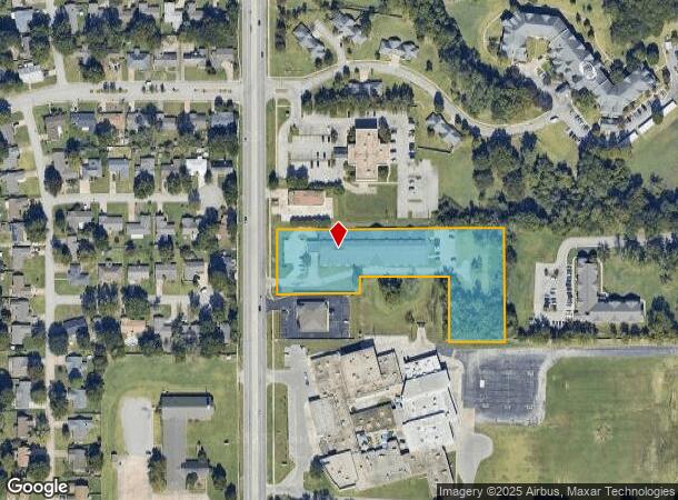 2621 S Elm Pl, Broken Arrow, OK Parcel Map
