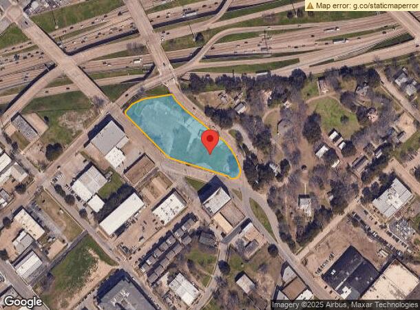  1300 S Ervay St, Dallas, TX Parcel Map