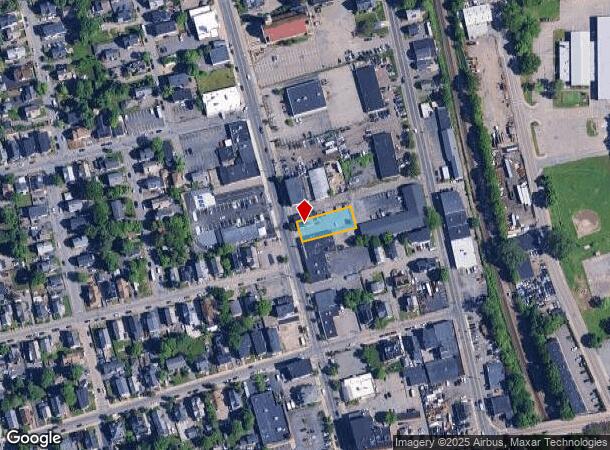  1012 Main St, Brockton, MA Parcel Map