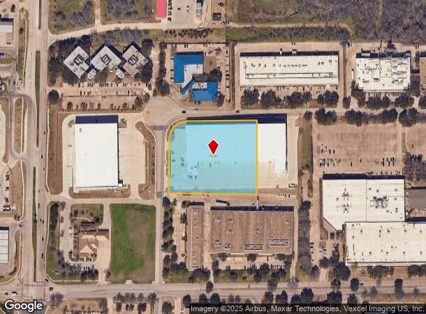 3260 Skyway Cir N, Irving, TX Parcel Map