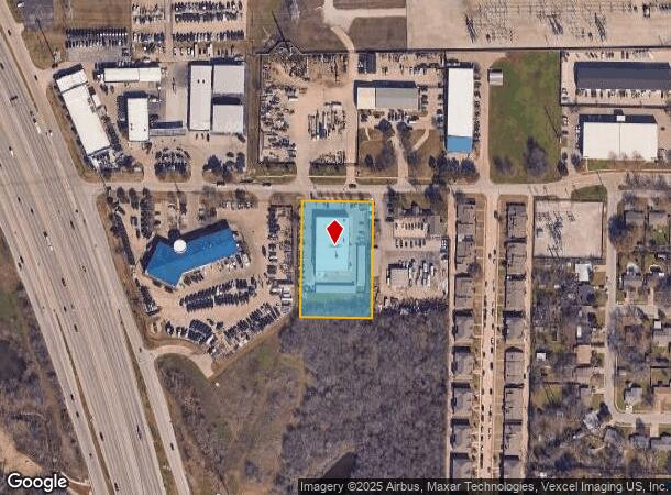  750 E Jones St, Lewisville, TX Parcel Map