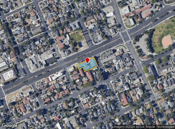  1452 Washington St, Santa Clara, CA Parcel Map