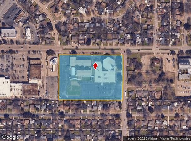  2626 Gus Thomasson Rd, Dallas, TX Parcel Map