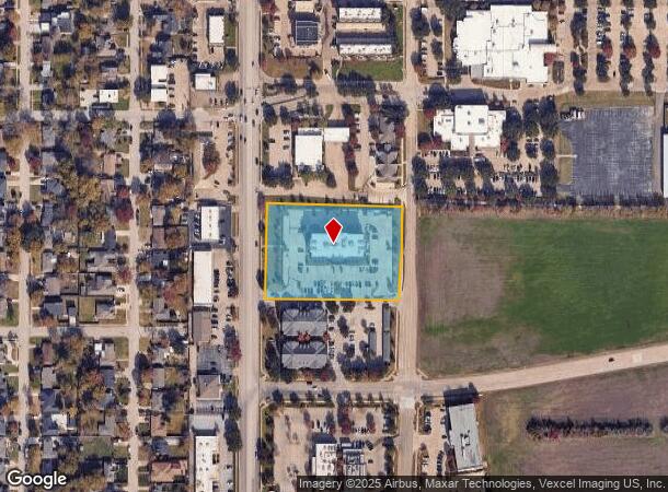  1225 S Main St, Grapevine, TX Parcel Map