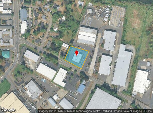  8255 Sw Hunziker Rd, Portland, OR Parcel Map