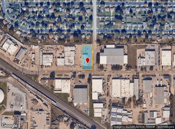  725 E Walnut St, Garland, TX Parcel Map