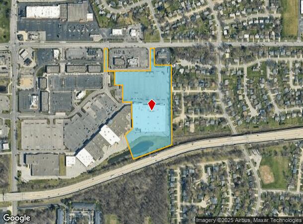  1400 E Ireland Rd, South Bend, IN Parcel Map