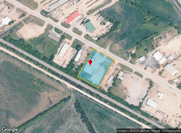 2607 S Kaufman St, Ennis, TX Parcel Map