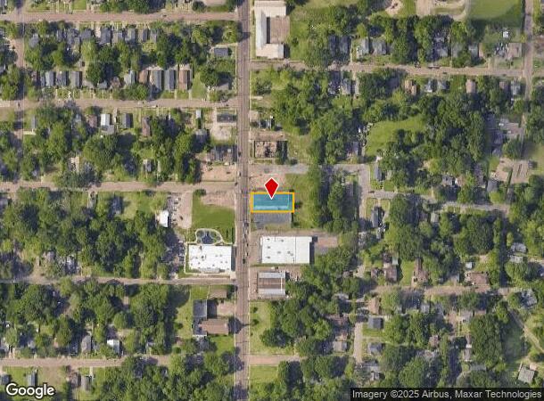 1724 Bailey Ave, Jackson, MS Parcel Map