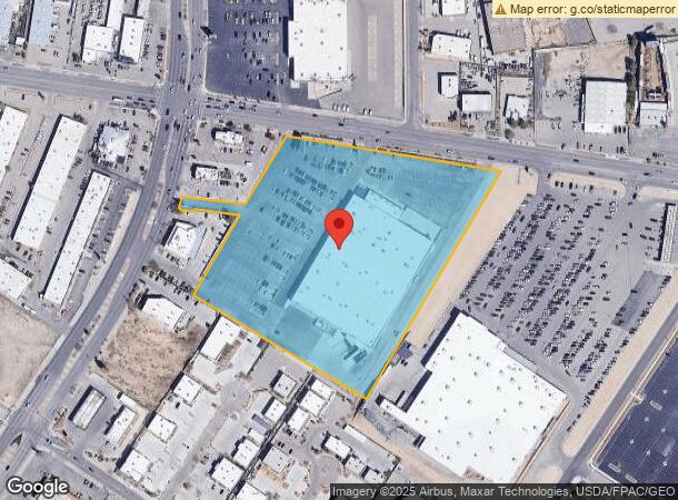  1430 N Lee Trevino Dr, El Paso, TX Parcel Map