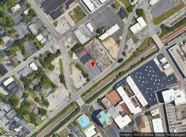 100 S Lindsay St, High Point, NC Parcel Map