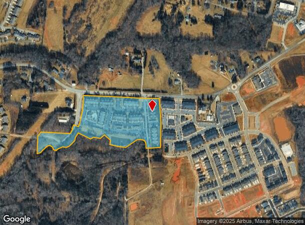 1341 Ellis Forest Rd, Kernersville, NC Parcel Map