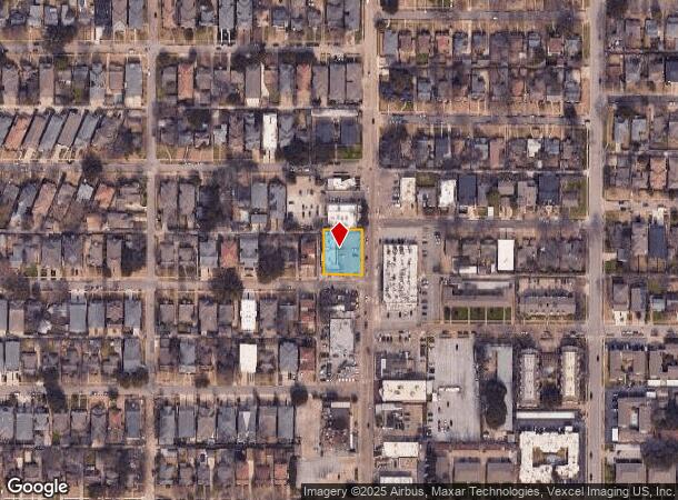  3707 Greenville Ave, Dallas, TX Parcel Map