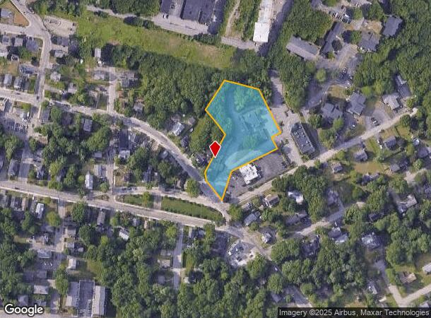 150 Emory St, Attleboro, MA Parcel Map