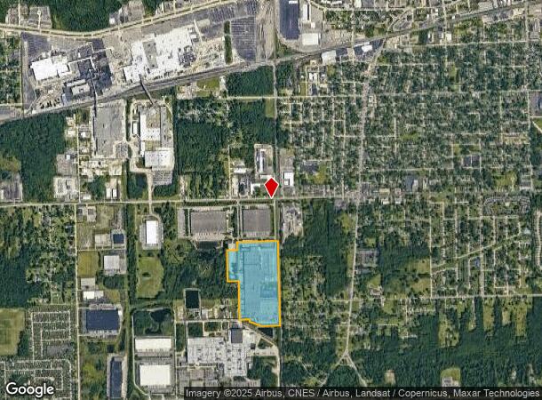  36501 Van Born Rd, Romulus, MI Parcel Map