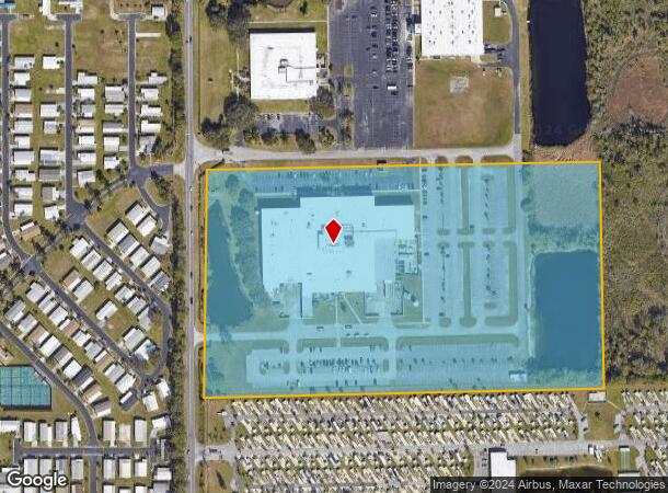  407 N John Rodes Blvd, Melbourne, FL Parcel Map