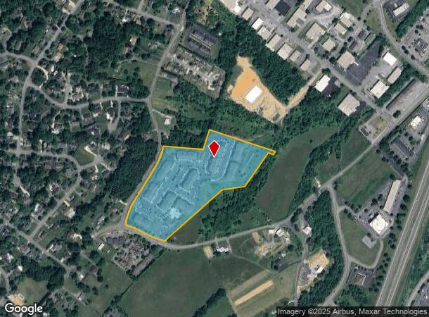  1084 W Oakland Ave, Johnson City, TN Parcel Map