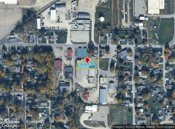  809 Overstreet St, Franklin, IN Parcel Map