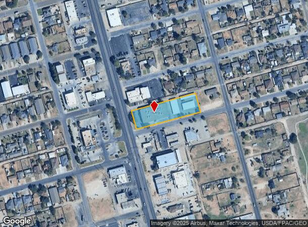  2500 N Big Spring St, Midland, TX Parcel Map