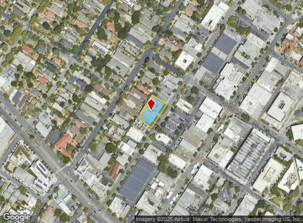 378 Cambridge Ave, Palo Alto, CA Parcel Map
