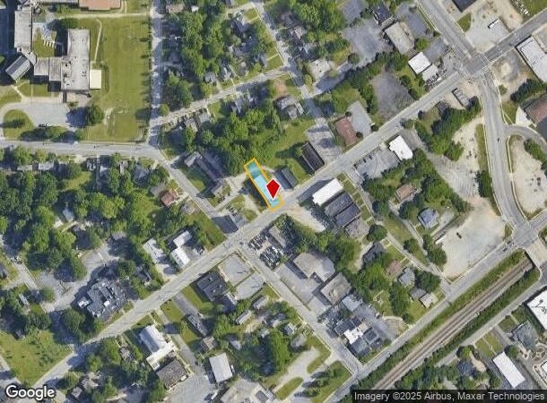 724 W English Rd, High Point, NC Parcel Map
