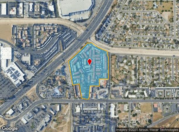  1699 E Washington St, Colton, CA Parcel Map