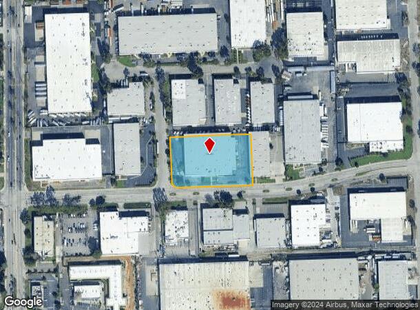  1401 W Walnut St, Compton, CA Parcel Map