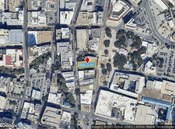 301 Alamo Plz, San Antonio, TX Parcel Map