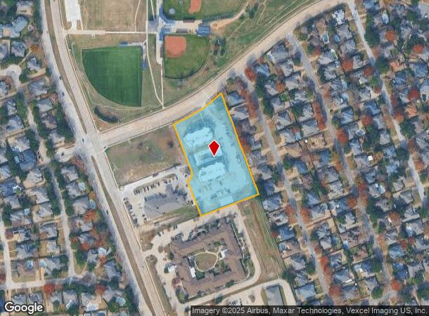  7721 Dutch Branch Rd, Fort Worth, TX Parcel Map