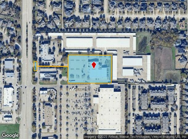  448 N Custer Rd, Mckinney, TX Parcel Map