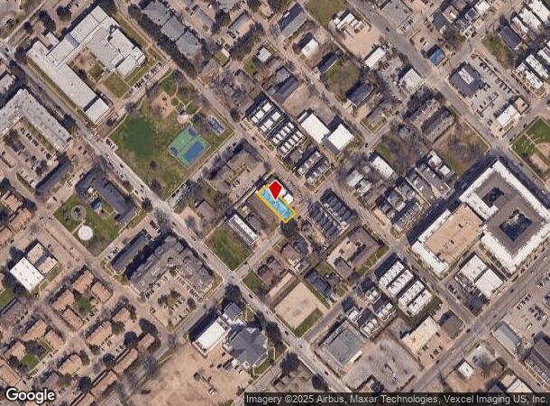3821 Munger Ave, Dallas, TX Parcel Map