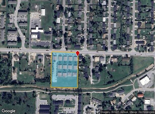 1410 W Olive St, Rogers, AR Parcel Map