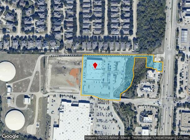  6345 Custer Rd, Frisco, TX Parcel Map