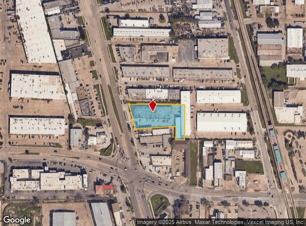  11410 Harry Hines Blvd, Dallas, TX Parcel Map