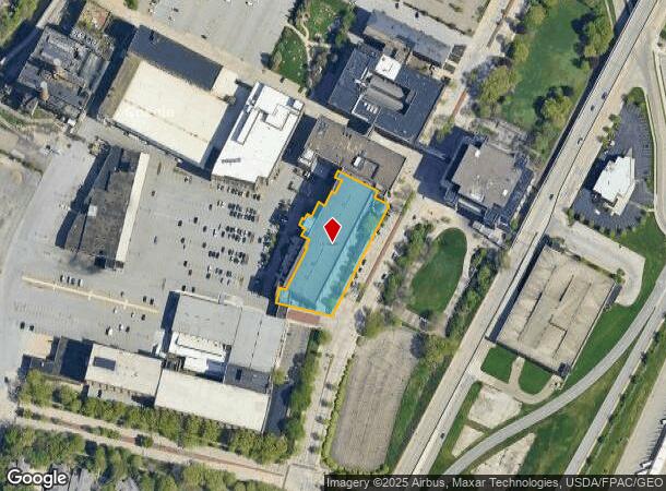  530 S Main St, Akron, OH Parcel Map