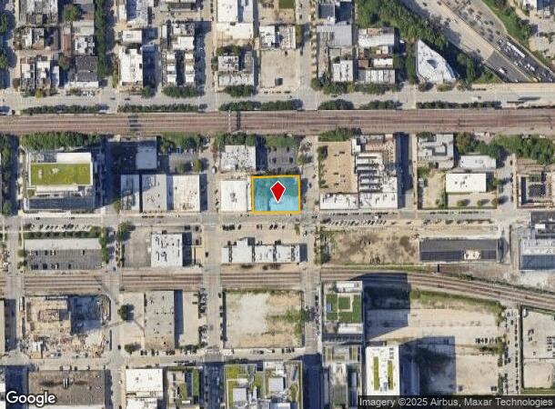  400 N Morgan St, Chicago, IL Parcel Map