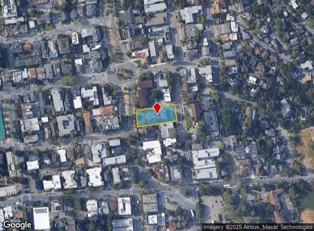  2421 Piedmont Ave, Berkeley, CA Parcel Map