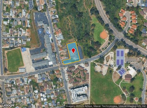 6840 Osler St, San Diego, CA Parcel Map