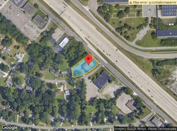  23555 Northwestern Hwy, Southfield, MI Parcel Map