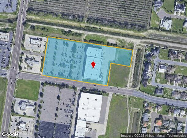 8012 N 10Th St, Mcallen, TX Parcel Map