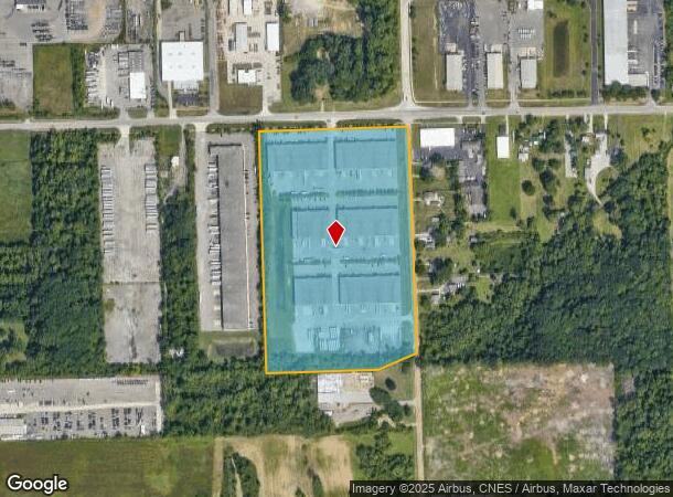 28501 Goddard Rd, Romulus, MI Parcel Map