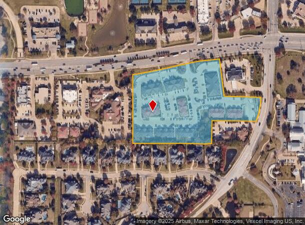 251 W Southlake Blvd, Southlake, TX Parcel Map