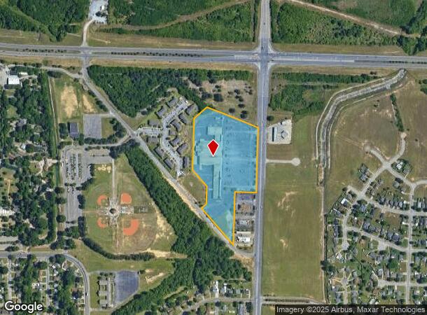 1973 Coliseum Blvd, Montgomery, AL Parcel Map