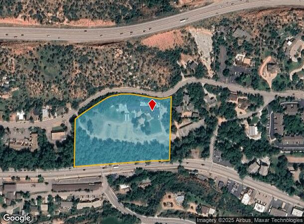 404 Manitou Ave, Manitou Springs, CO Parcel Map