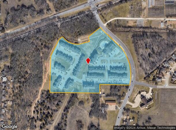  1555 Nottingham Dr, Denton, TX Parcel Map